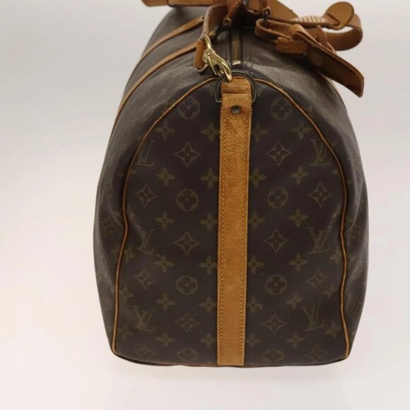 LOUIS VUITTON Monogram Keepall Bandouliere 50 Hand Bag M41416 LV Auth BA4891 - Picture 7 of 16